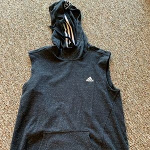 Adidas hooded tank top